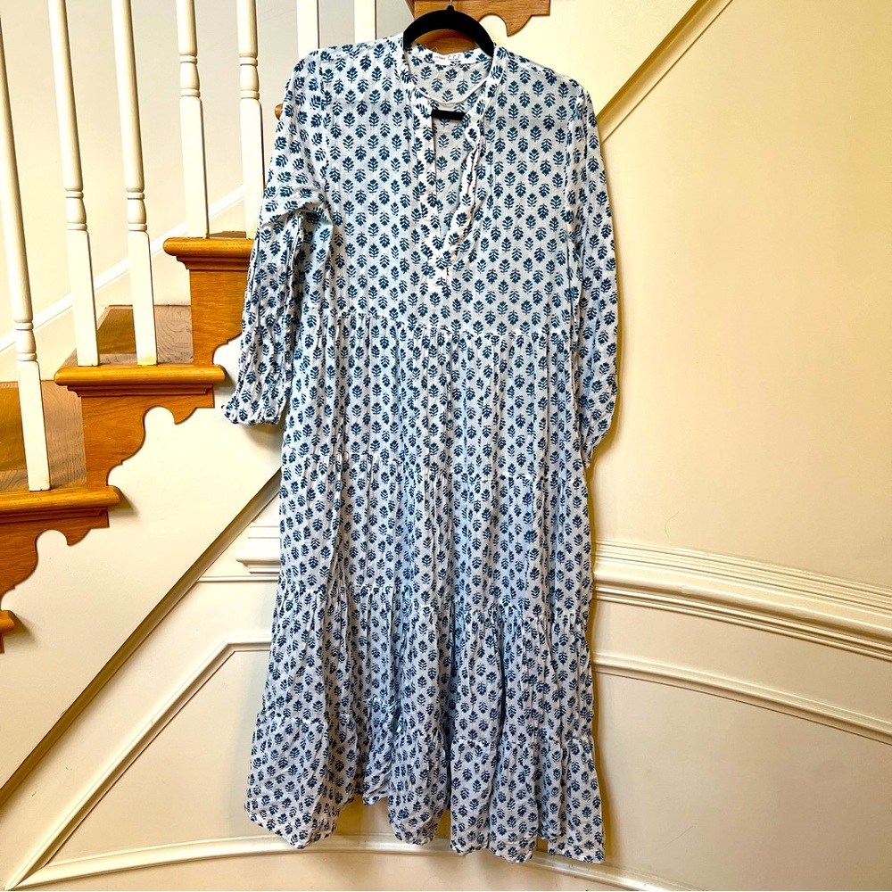 💙🌊 Oysho Blue Maxi Dress (M)
